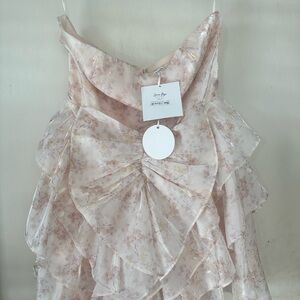 Storia Pink Floral Layered Blouse